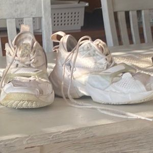 Nike basketball shoes - white - size 9 - worn for one season